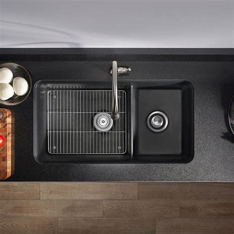 Country living editors select each product featured. KOHLER K-8206-CM2 Cairn Under-Mount Single-Bowl Kitchen