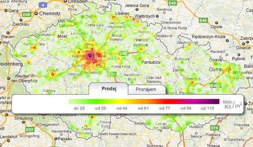 cenová mapa liberec Bez realitky   bezrealitky.cz cenová mapa liberec