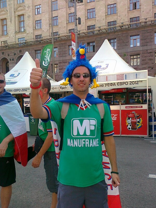 Французский фан в Киеве Французский фан в Киеве