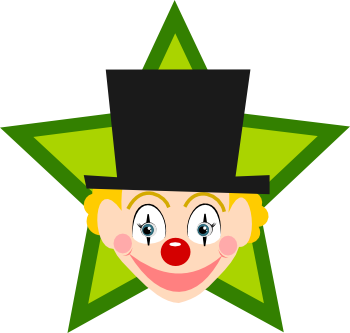 ピエロのイラスト 無料イラスト作成ソフトinkscape インクスケープ の作品集