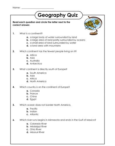  geography worksheets one for studying educative printable