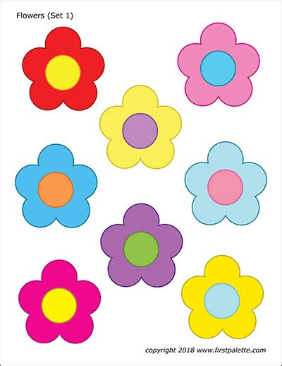  small flower petal template printable best flower site