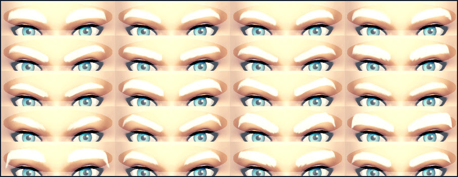 White Eyebrows Male