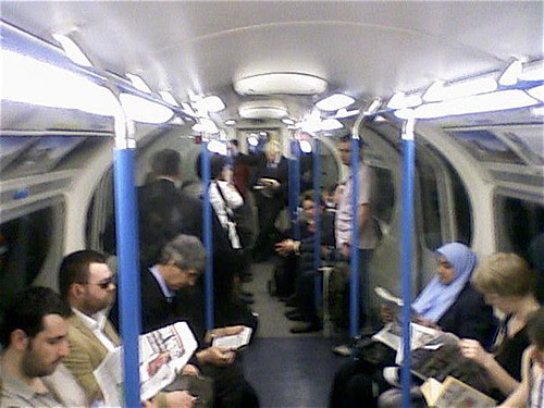Boris Johnson Spotted on the Victoria Line by James