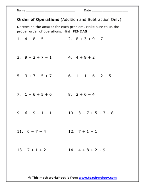 Search Results for “Order Of Operations Worksheet For 6th Graders ...