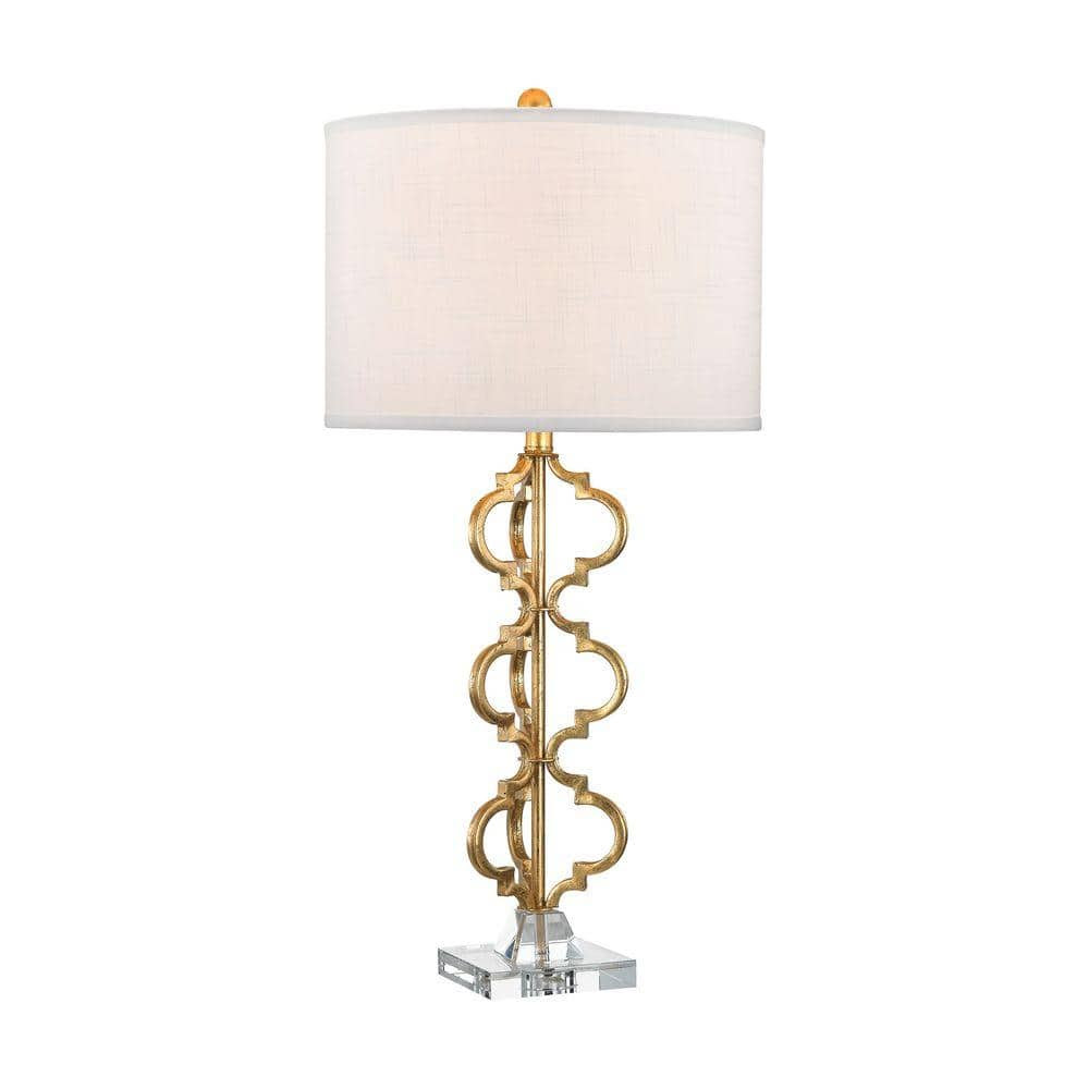 Castile 32 in. Gold Leaf Table Lamp-TN-998375 - The Home Depot