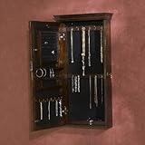 Holly & Martin Vivienne Wall-Mount Jewelry Armoire-Espresso - 57-248-059-3-12