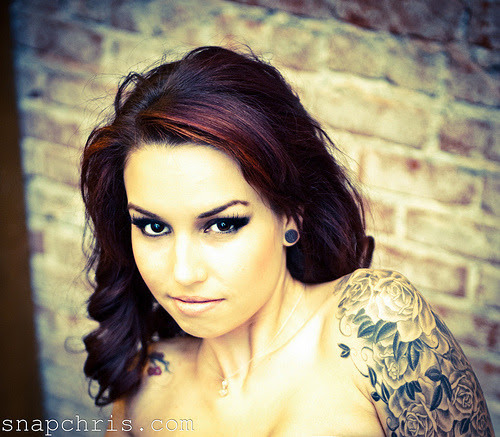 tattooed girl