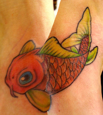 koi carp tattoo