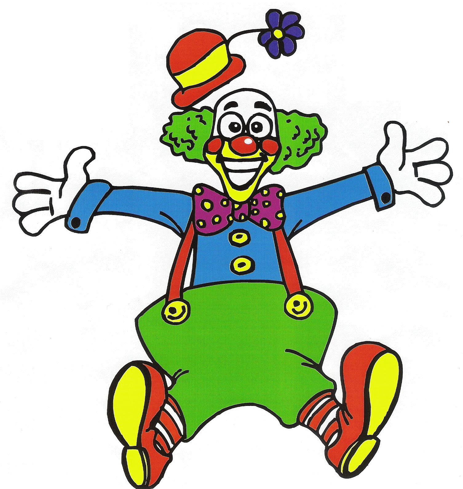 Coloriage Clown Fait Son Show à Imprimer Et Colorier