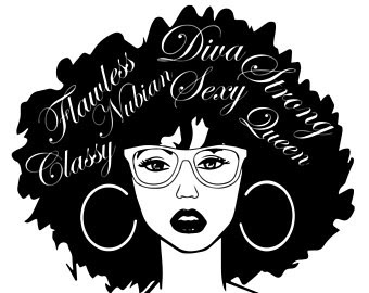 Free African American Black Woman Svg Free SVG PNG EPS DXF File