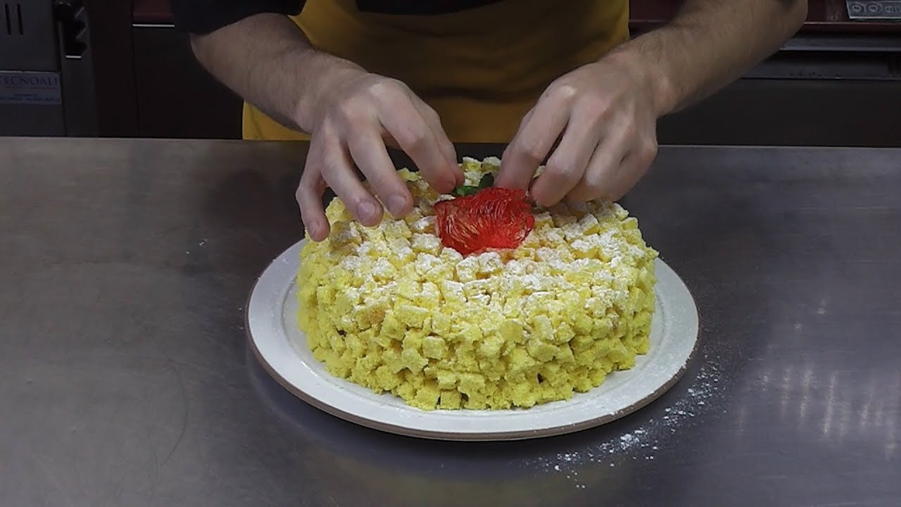 Torta Mimosa classica ricetta - YouTube