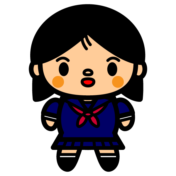 手書き風でかわいい狼の無料イラスト 商用フリー オイデ43