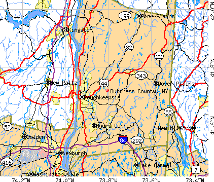 General Map; Google Map; MSN Map. Dutchess County, NY map