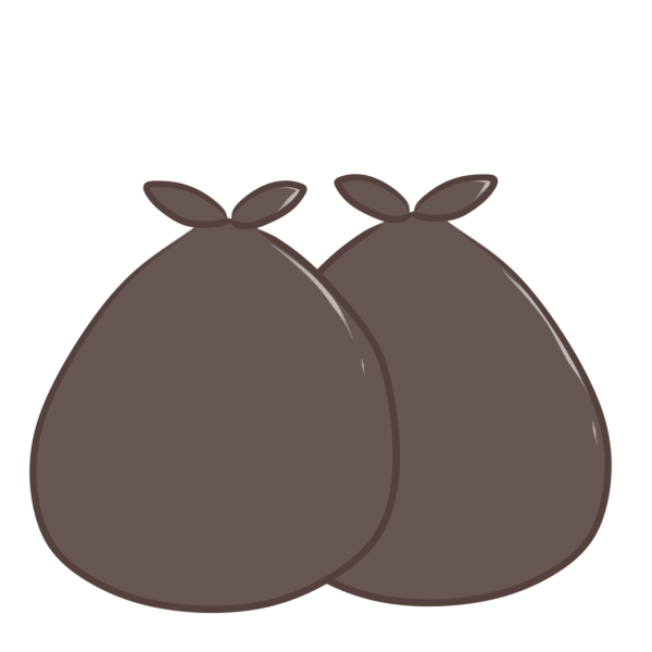 ゴミ袋のイラスト かわいいフリー素材が無料のイラストレイン