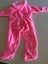 Vtg-Blanket-Pink-Hooded-Footed-Sleeper-Coat-9-18-Month-Zipper-Tie-Elastic-Used