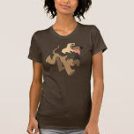 Cute Clownish Cartoon Afghan Hound Women T-Shirt