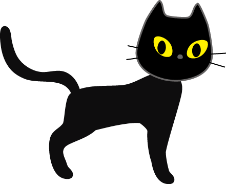 ハロウィン三日月とコウモリのイラスト 無料イラスト フリー素材