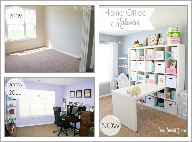 Home Office Makeover Reveal - Two Twenty One