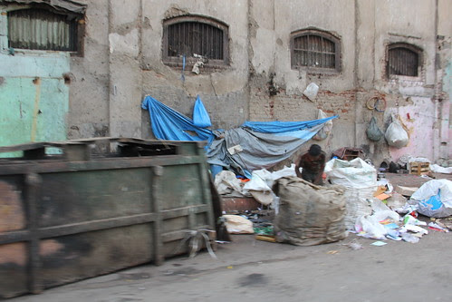 this was once a bustling street slum...illegal buildings mushroom  poor mans slums gets the broom by firoze shakir photographerno1