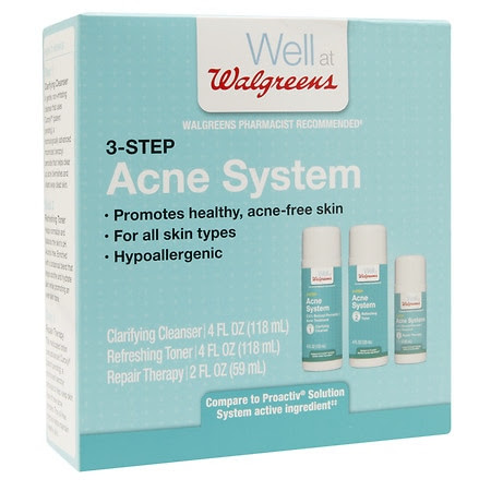 Walgreens 3 Step Acne Kit - 1 ea