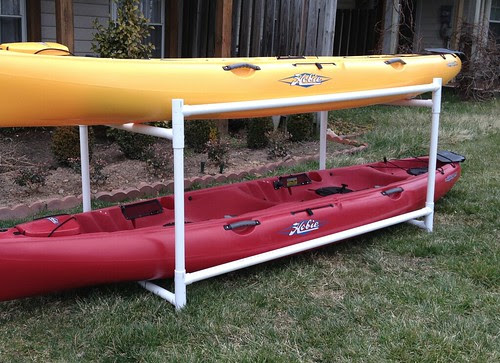 how to make a pvc kayak stand wilson