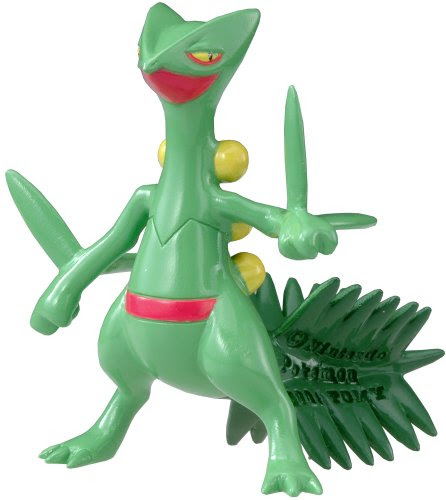 Takara Tomy Pokemon Monster Collection Mini Figure - 15 Sceptile  Jukai M-089 Japanese Import