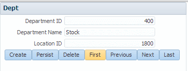First navigation button