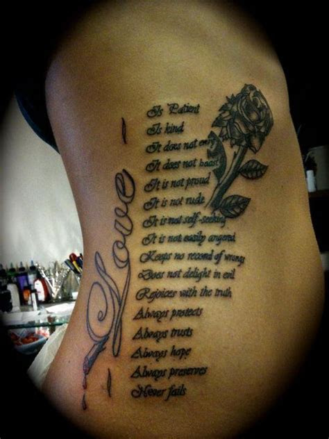 bible verse tattoos   spiritual side  guidance