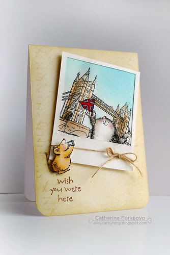 LONDON polaroid card