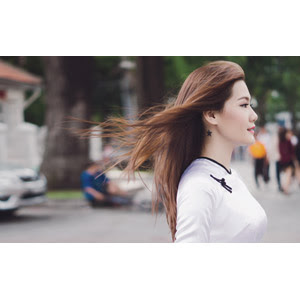 髪がなびく Gahag 著作権フリー写真 イラスト素材集