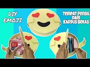 Paling Viral Cara Membuat Tempat Pensil Emoji Dari Kardus Bekas Ide Kreatif Dari Barang Bekas, Paling Dicari!