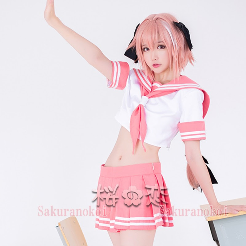 Fateapocrypha フェイト アポクリファ 風 アストルフォ 風 制服コスプレ衣装 コスチュームscm004 コスプレ衣装専門店 桜の恋 アニメコスプレ衣装 通販