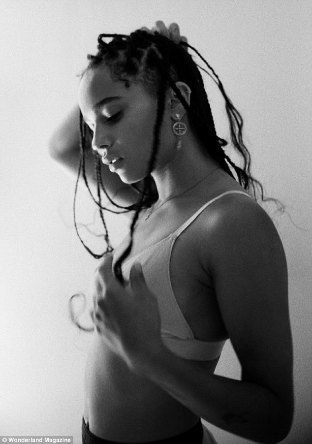 Svelte: She was also pictured running her fingers through her long, braided hair