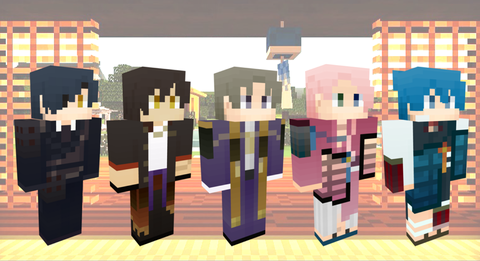 刀剣乱舞 とある審神者作成した刀剣男士の Minecraft用スキン がすげええええ とうらぶ速報 刀剣乱舞まとめブログ