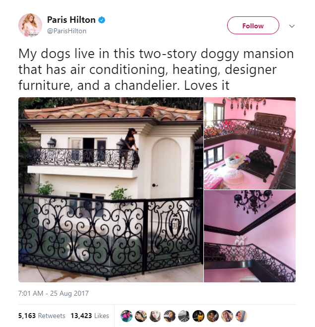 paris hilton dog mansion