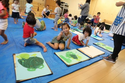 絵画指導 社会福祉法人 東寺学園 東寺保育園 公式ブログ 園だより