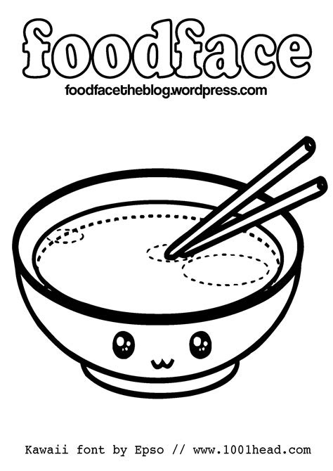  cute kawaii food coloring pages coloring home