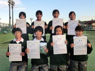 第２１回学校対抗福島県中学ソフトテニス大会 入賞校写真