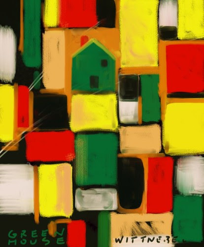 greenhouse painting by douglaswittnebel