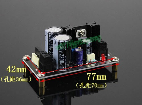 AC/DC-DC LM317 Adjustable Rectifier Filters Regulated Power ...