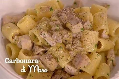 ricetta carbonara  mare  menu  benedetta ricettemania