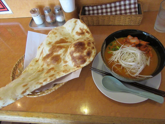 東神奈川 ナマステ食堂のカレーうどん オナカスイタ