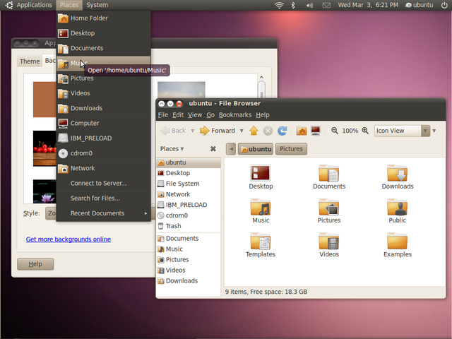 Ubuntu Desktop Dark Theme