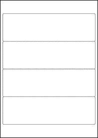 200mm x 60mm Blank Label Template - PDF - EU30006