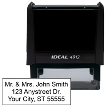 3 Line Address Stamp