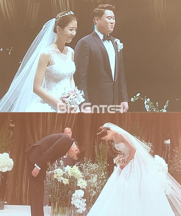 "오직 그대의 남자로…" 류현진♥배지현, 로맨틱한 결혼식 ...
