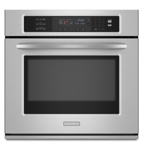 KitchenAid KEBC147VSS 24 Single Wall Oven - Stainless Steel