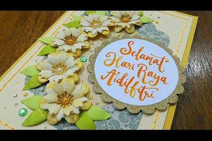 Kad Hari Raya Kreativ Cantik