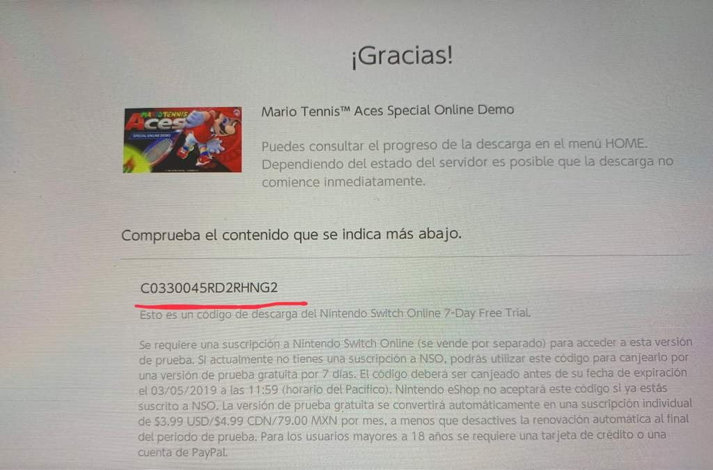 Códigos De Nintendo Switch Gratis : Como Conseguir 1 Ano ...